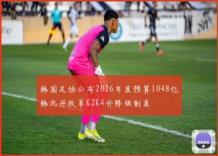 韩国足协公布2026年度预算1048亿韩元并改革K2K4升降级制度